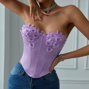 Corset en satin